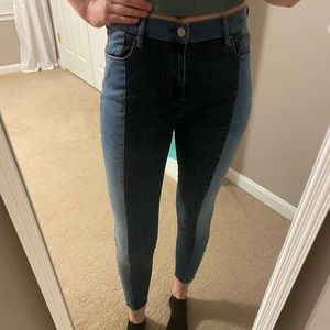 Pacsun Two-Toned Skinny Jeans